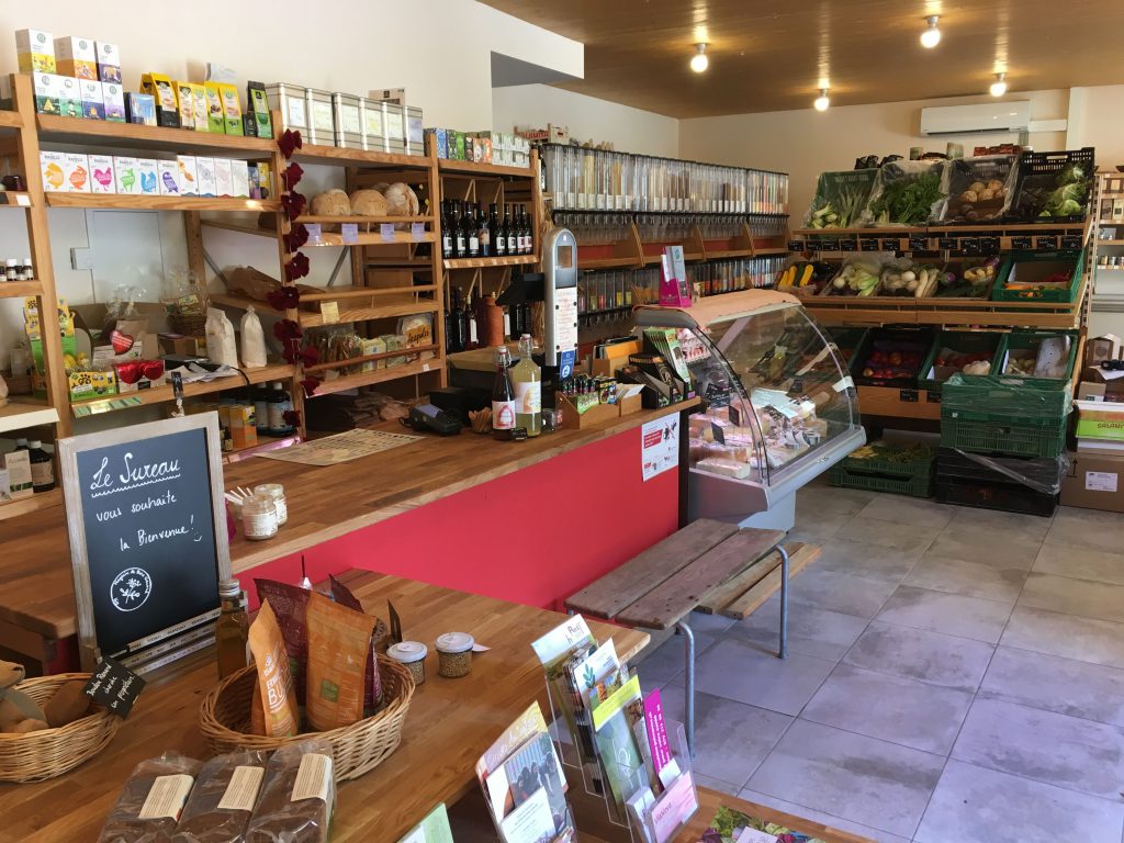 Intérieur du magasin Le Kaki